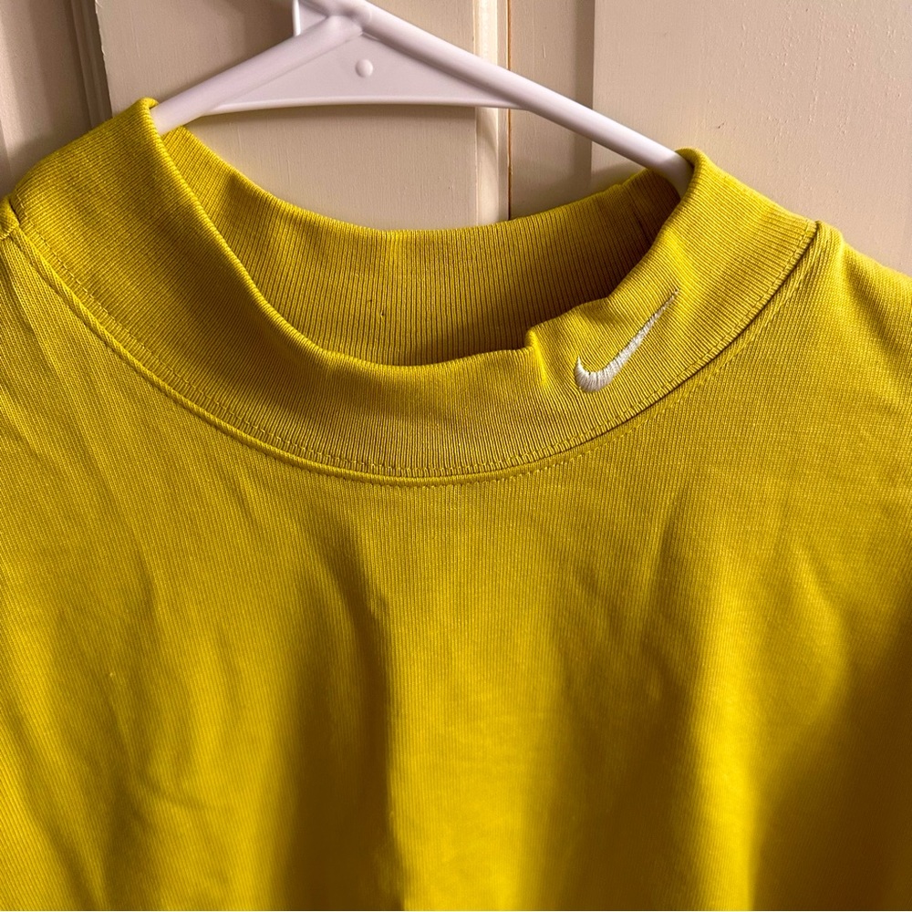 Nike Gold Long Sleeve With Turtle Neck